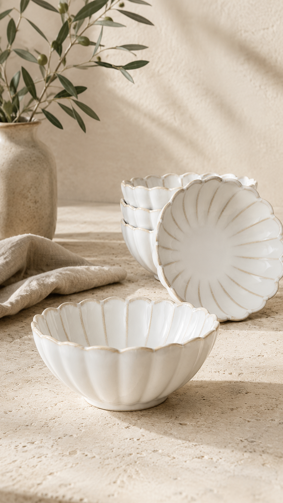 Bloomy Lotus soepkommen | 6 stuks | 13,5 cm