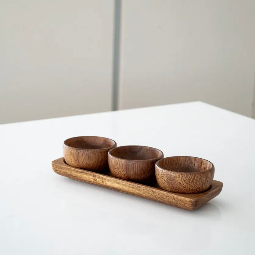 Elore Acacia Snackset Rond 3 - Delig