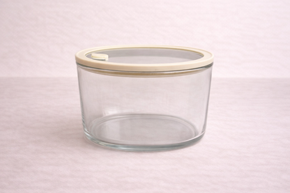 Vershoudbak rond |  1650ml | Beige-transparant