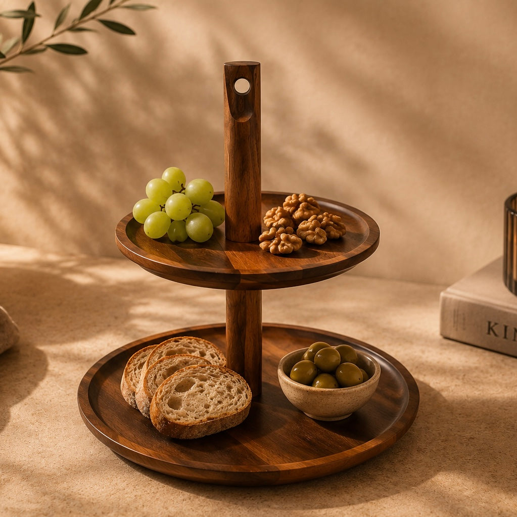 Elore Acacia Etagère – 2 Laags