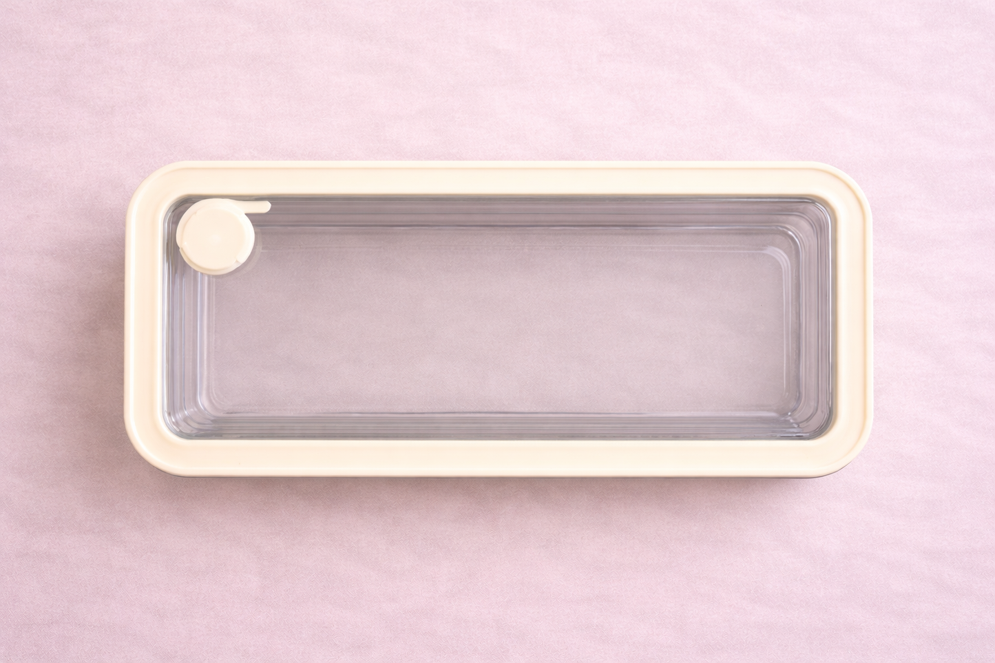 Vershoudbak Plat Lang |  700ml | Beige-transparant