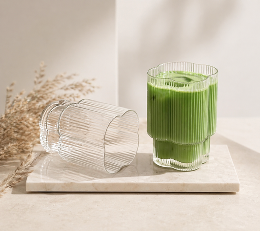 Clover Ripple glazen kort