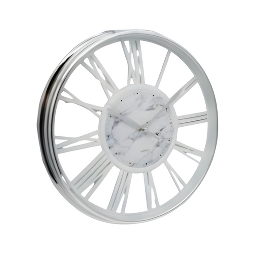 Wandhorloge Zilver